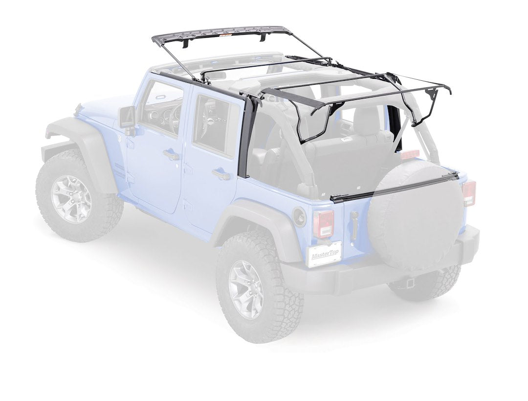 Mastertop Complete Soft Top Hardware Kit Soft Top Hardware Kit 15433301 - Sfttop Hdwre 07-18JK 2DR Wrglr