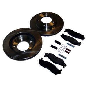 Crown Auto Semi-Metallic Brake Pad Brake Kit 5363421RK - Disc Serv Frnt