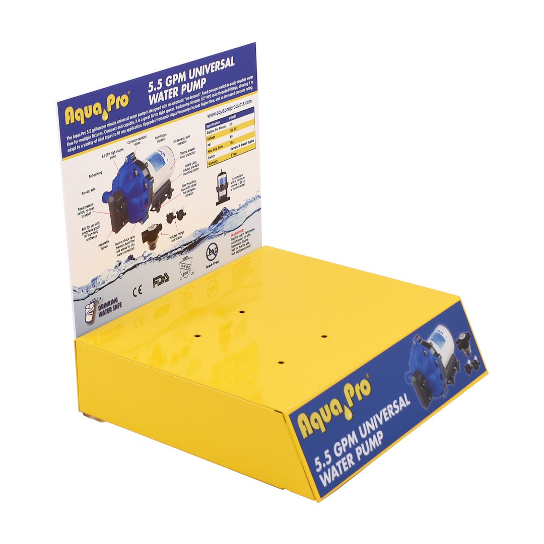 Aqua PRO No Supplier Warranty Point Of Purchase Display 55Gpumpdsp - 5.5 Gpm Pump
