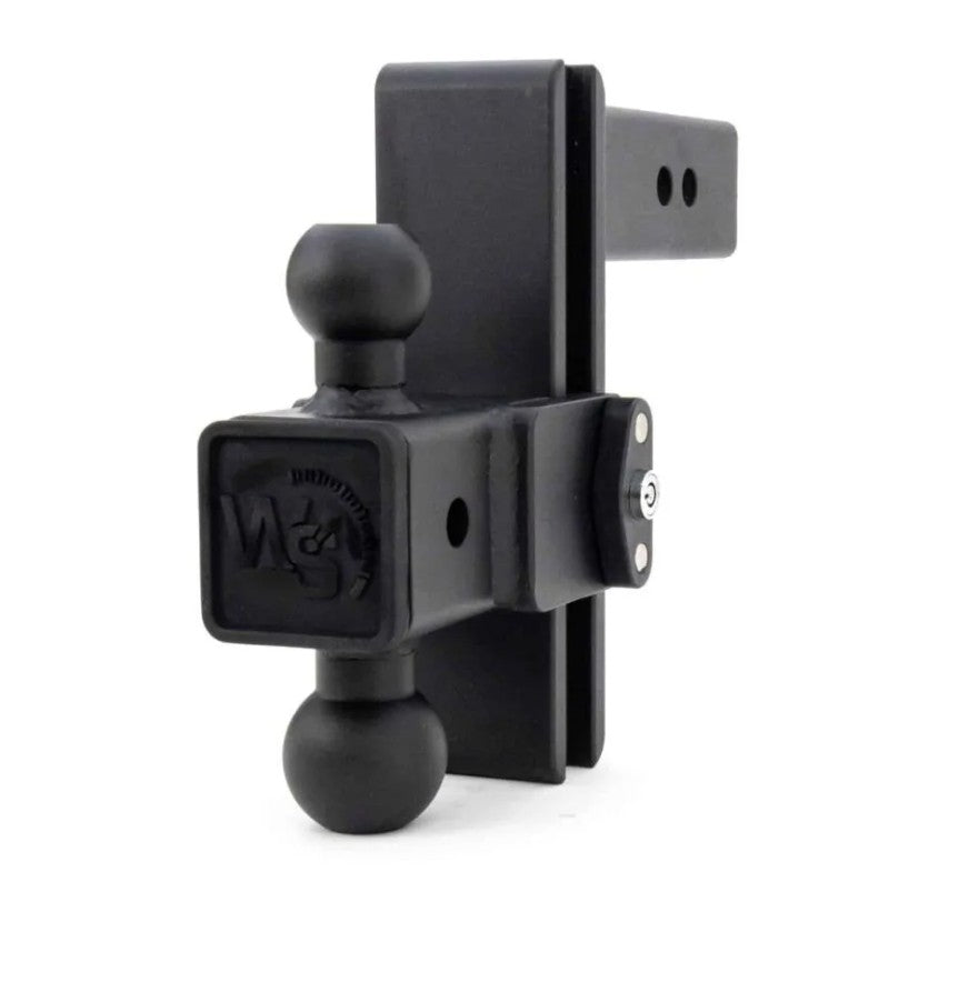 Weigh Safe Limited Lifetime Warranty Trailer Hitch Ball Mount STB6-2.5-KA - Steel 180 Drop 2.5 Sha