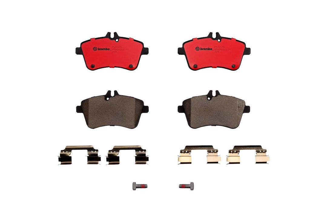 Brembo Premium Low-Met OE Equivalent Pad Brake Pad P50057N - Disc Set