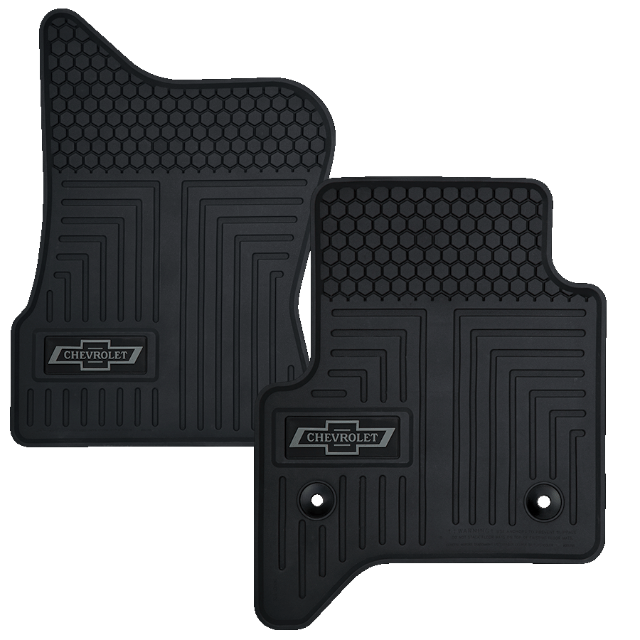 Plasticolor Weather On An Easy-To-Clean Surface Floor Mat 001795R01 - Chevy Silverado 14-18YR