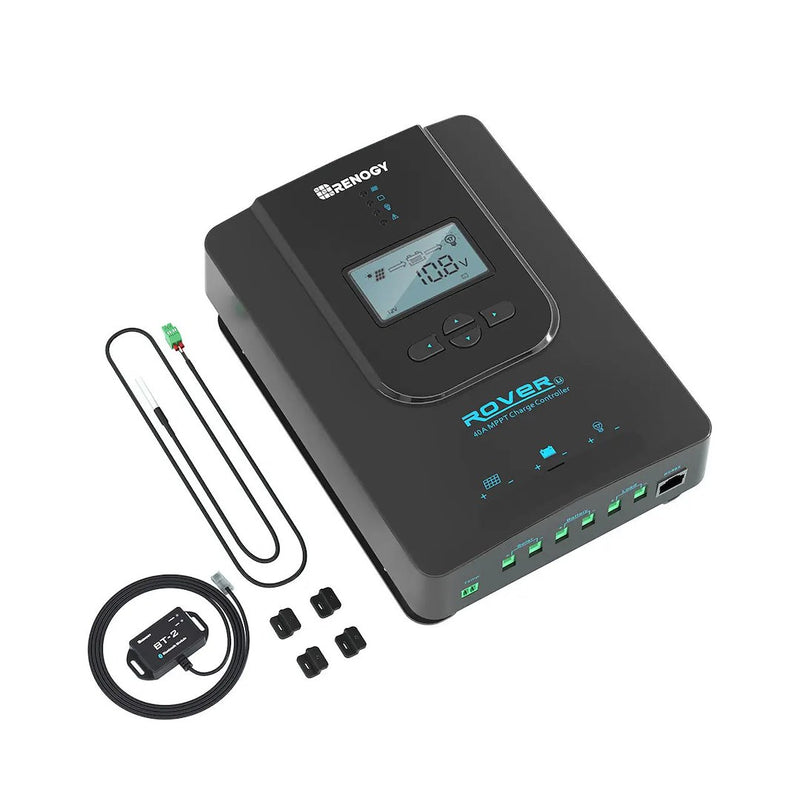 Renogy Low-Temperature Charging Protection Battery Charger Controller RNG-CTRL-RVR40-BT-G3-US - Rover LI 40A Mppt Bluet…