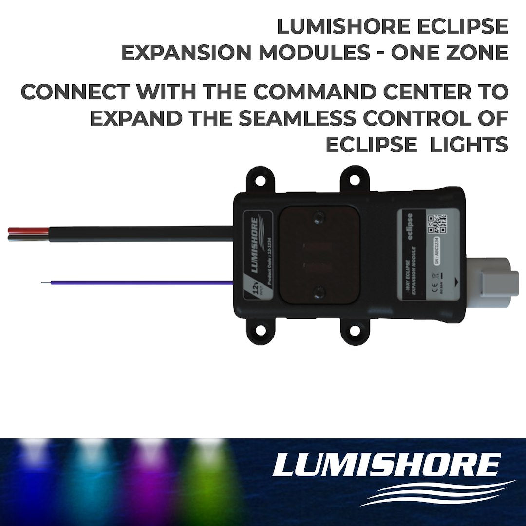 Lumishore US Plug And Play Installation Light Control Module 010-04487-00 - Eclipse Single Expansion Module