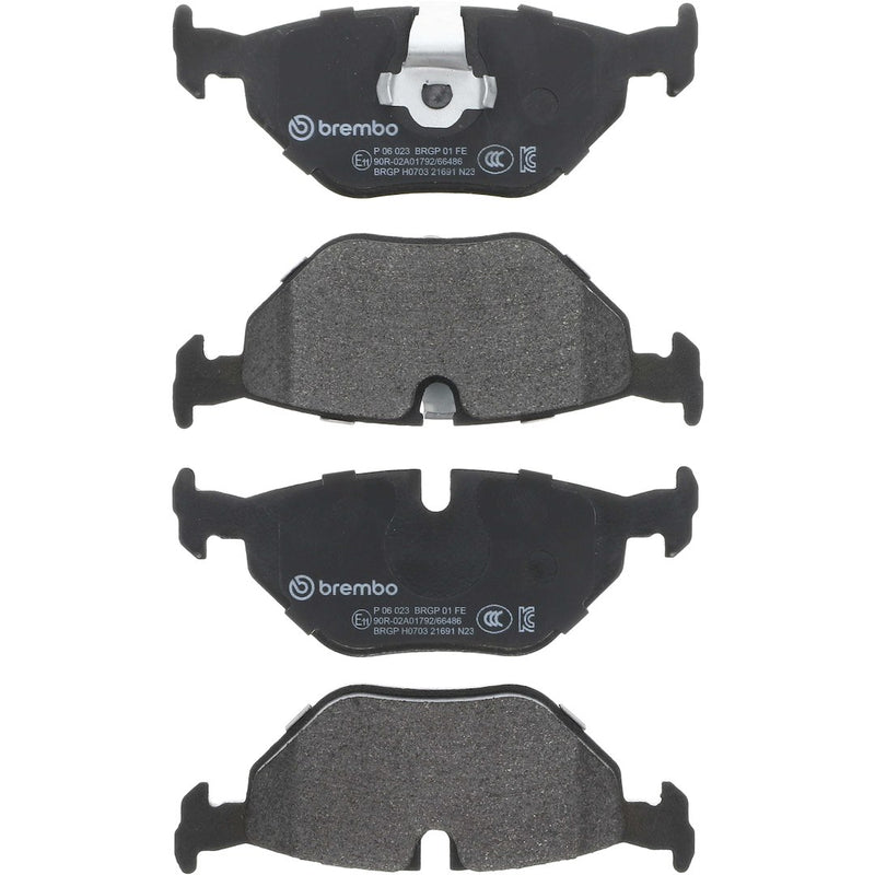 Brembo Premium Low-Met OE Equivalent Pad Brake Pad P06023 - Disc Set