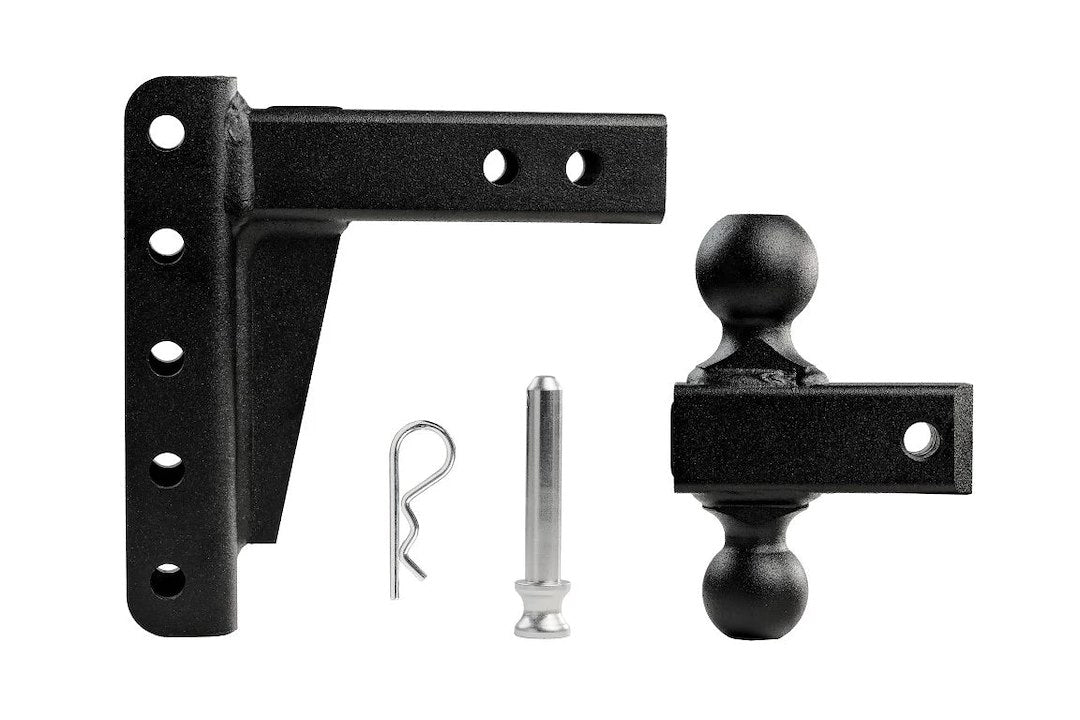 Bulletproof Limited Lifetime Warranty Trailer Hitch Ball Mount LD206 - Bph LT Dty Shank Drop Rise