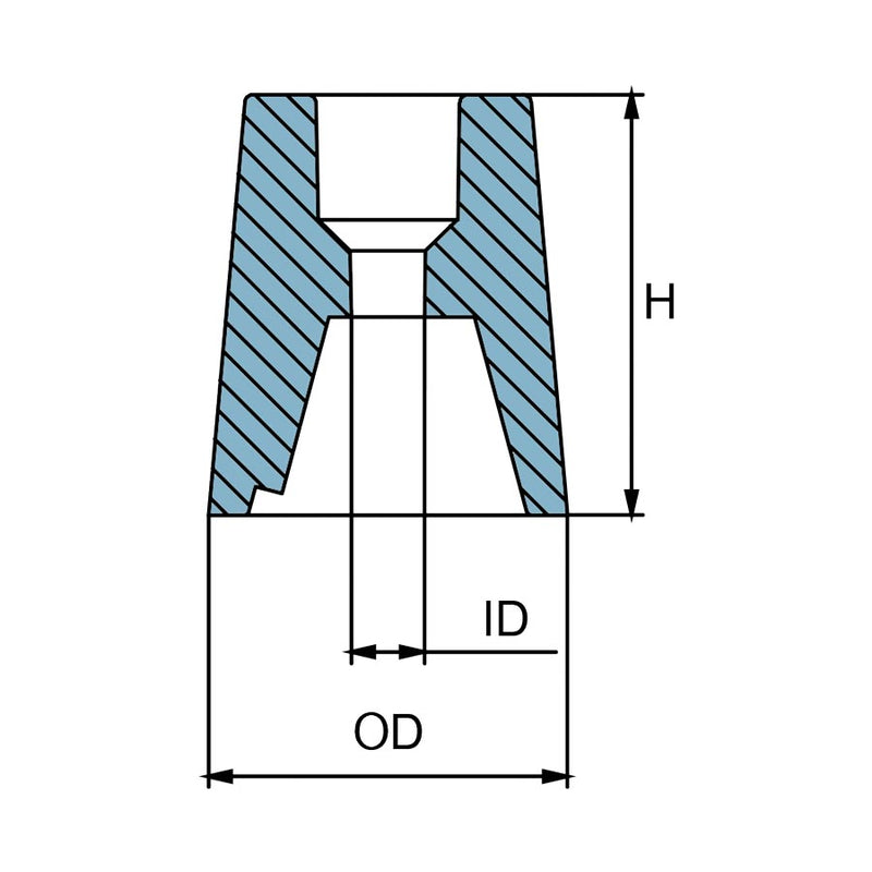 CMP Group Durable And Long Lasting Design Marine Anode Kit Cman225A - Beneteau Prop Nut 22 25MM-Replaceme