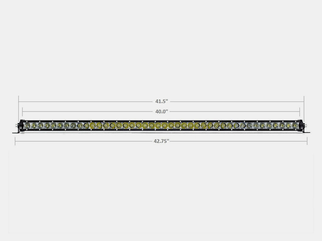Cali Raised Over And Under Voltage Protection Light Bar CR2315 - 42 Combo Single Row