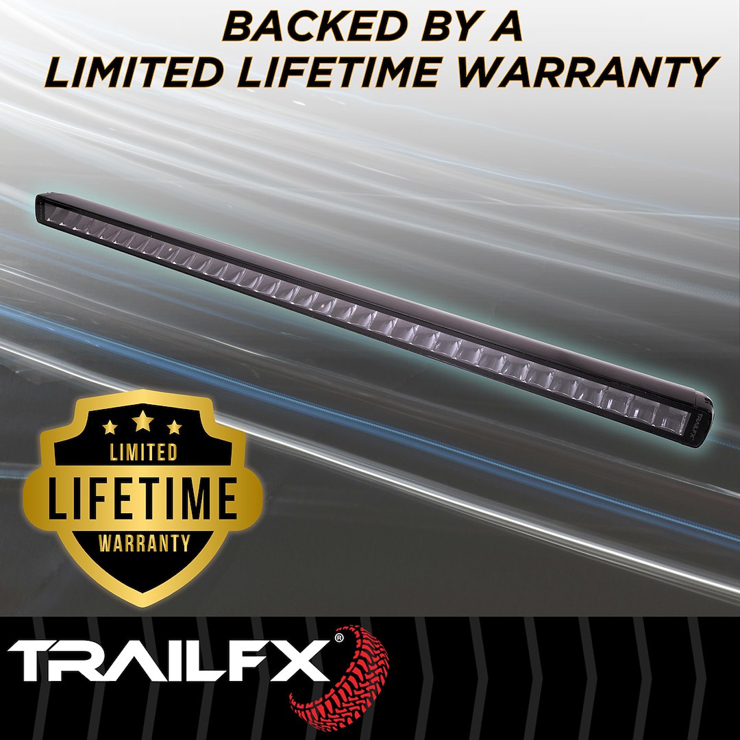 Trailfx Limited Lifetime Warranty Light Bar 30SRBKCM - 30IN SR 33X5W BK Combo BK Cvr