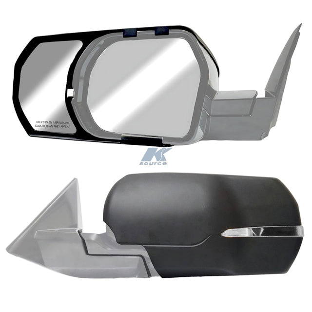 K-Source ISO Certified Exterior Towing Mirror 81310 - Mirror Custom Fit Pair