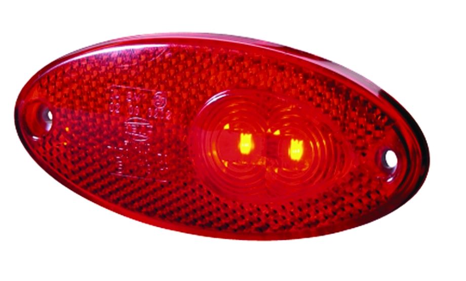 Hella 964295101 Limited 1 year warranty - Red Tlmp 4295 Led Refl OV