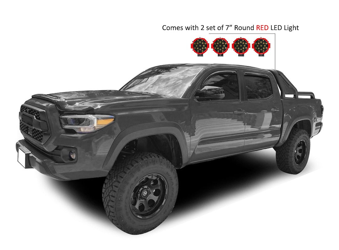 Black Horse Patented Design Truck Bed Bar GLRB-03B-PLR - Gladiator Roll Kit