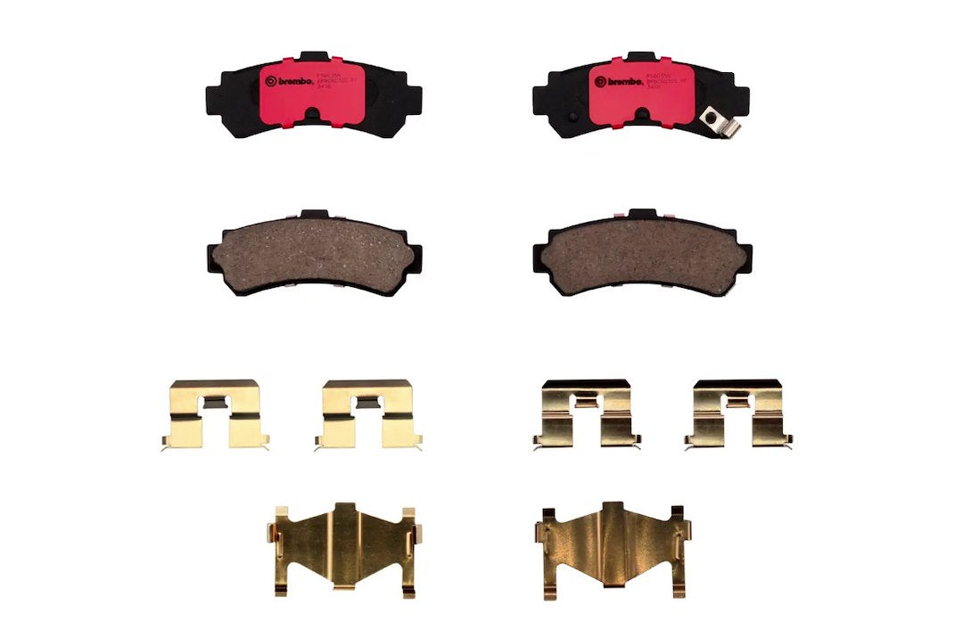 Brembo Premium Low-Met OE Equivalent Pad Brake Pad P56035N - Disc Set