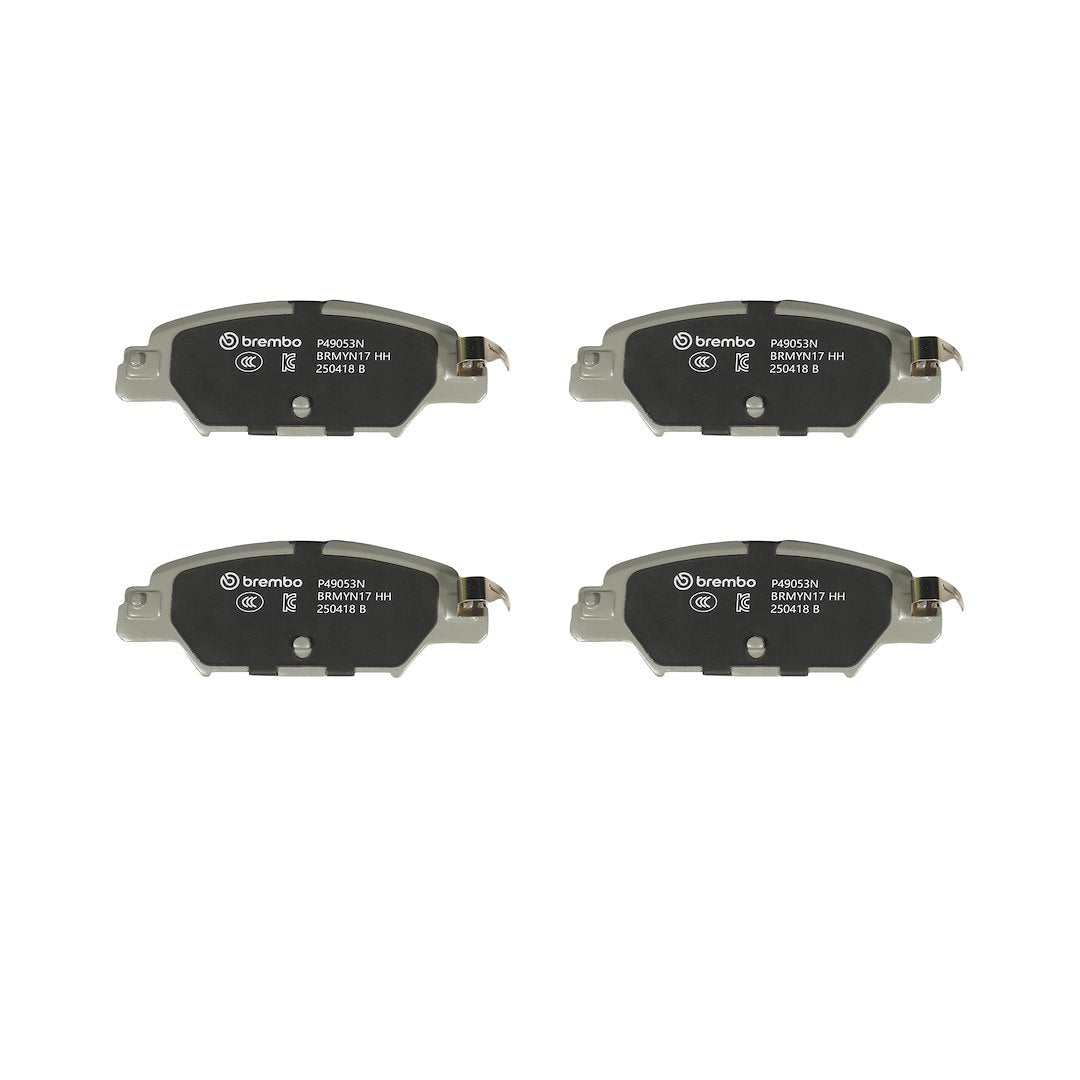 Brembo Premium Low-Met OE Equivalent Pad Brake Pad P49053N - Disc Set