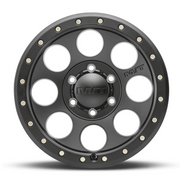 M.T. Wheel Modern Low Profile Cap Design 274608 - Black 18X9 6X135 MT Classic Pro