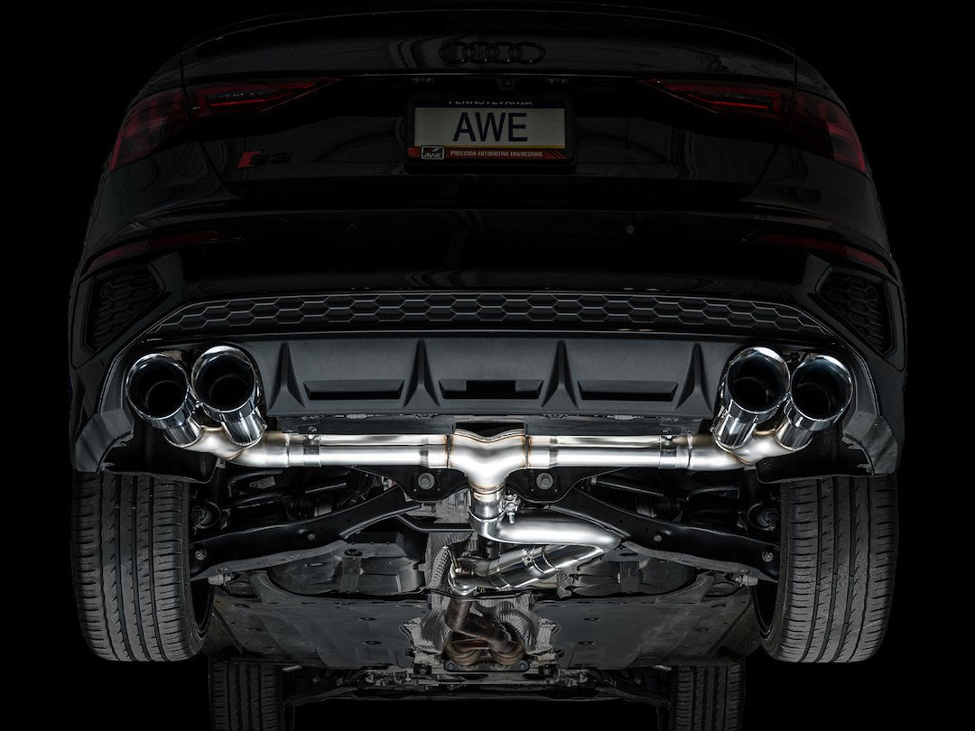 AWE Limited Lifetime Warranty Exhaust System Kit 3020-42897 - Track Edition