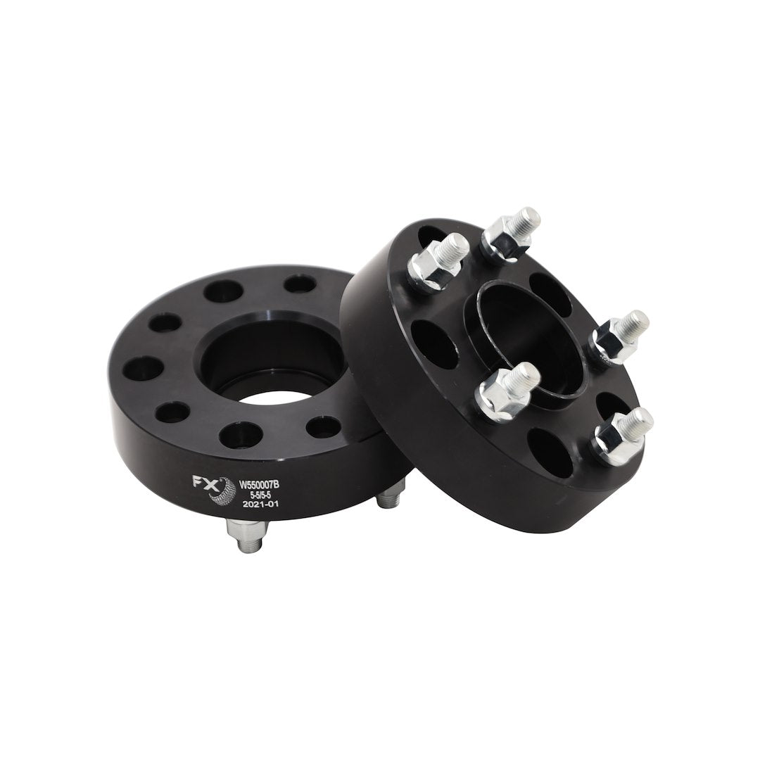 Trailfx Limited Lifetime Warranty Wheel Spacer W550007HC - Black Hub Cent Whl Spcr 5X5 JK
