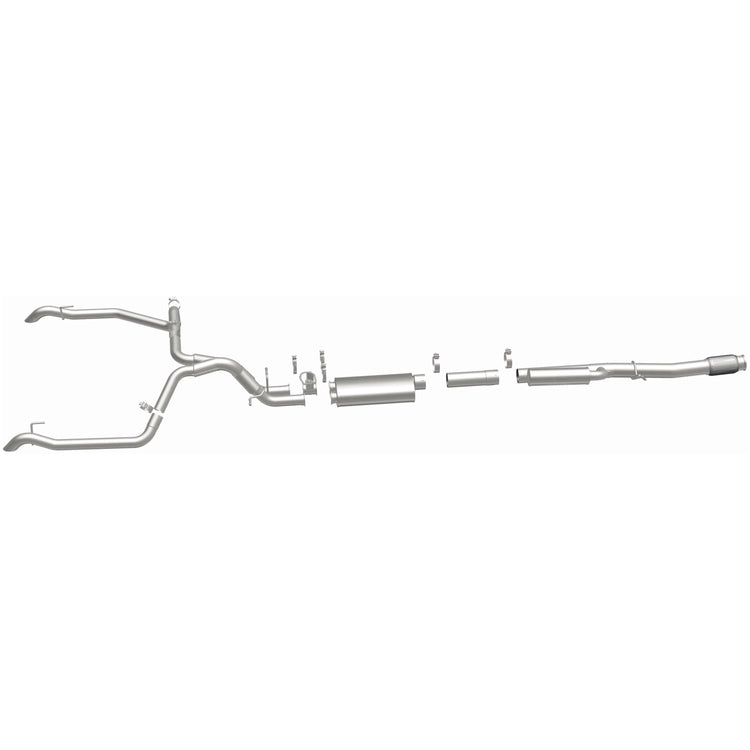 Magnaflow Limited Lifetime Warranty Exhaust System Kit 19703 - Overland Series Stainless CAT-Back