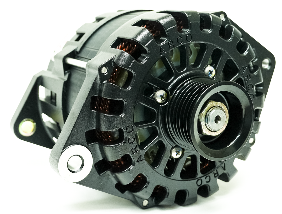 Arco Marine Rapidly Charges Large Battery Banks Alternator/ Generator 4019 - 12V275ADF315 Sidebatterypost