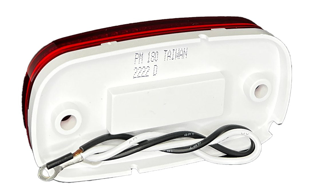 RV Designer Meets DOT Lighting Requirements Trailer Light L903 - Red Oblong Reflex Led Marker