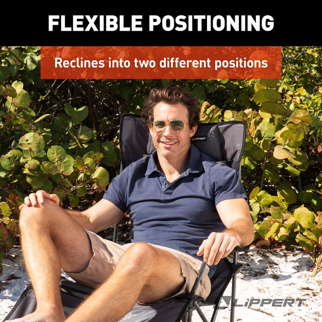 Lippert Comp Integrated Cupholder For Convenience Camping Chair 2022114830 - Campfire Position Padded