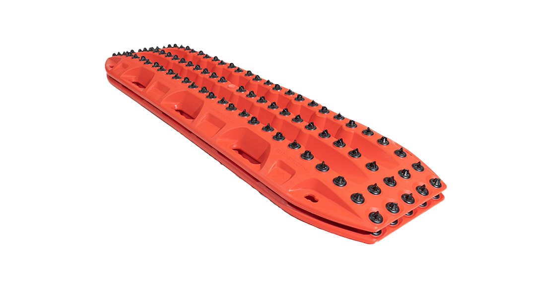 Rhino Rack Six Glove-Friendly Handles Traction Mat MTXXFJR - Red Maxtrax Xtreme FJ