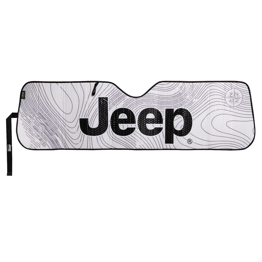 Plasticolor No Supplier Warranty Windshield Shade 002791R01 - Jeep Wrangler Rubber Duck Accordion