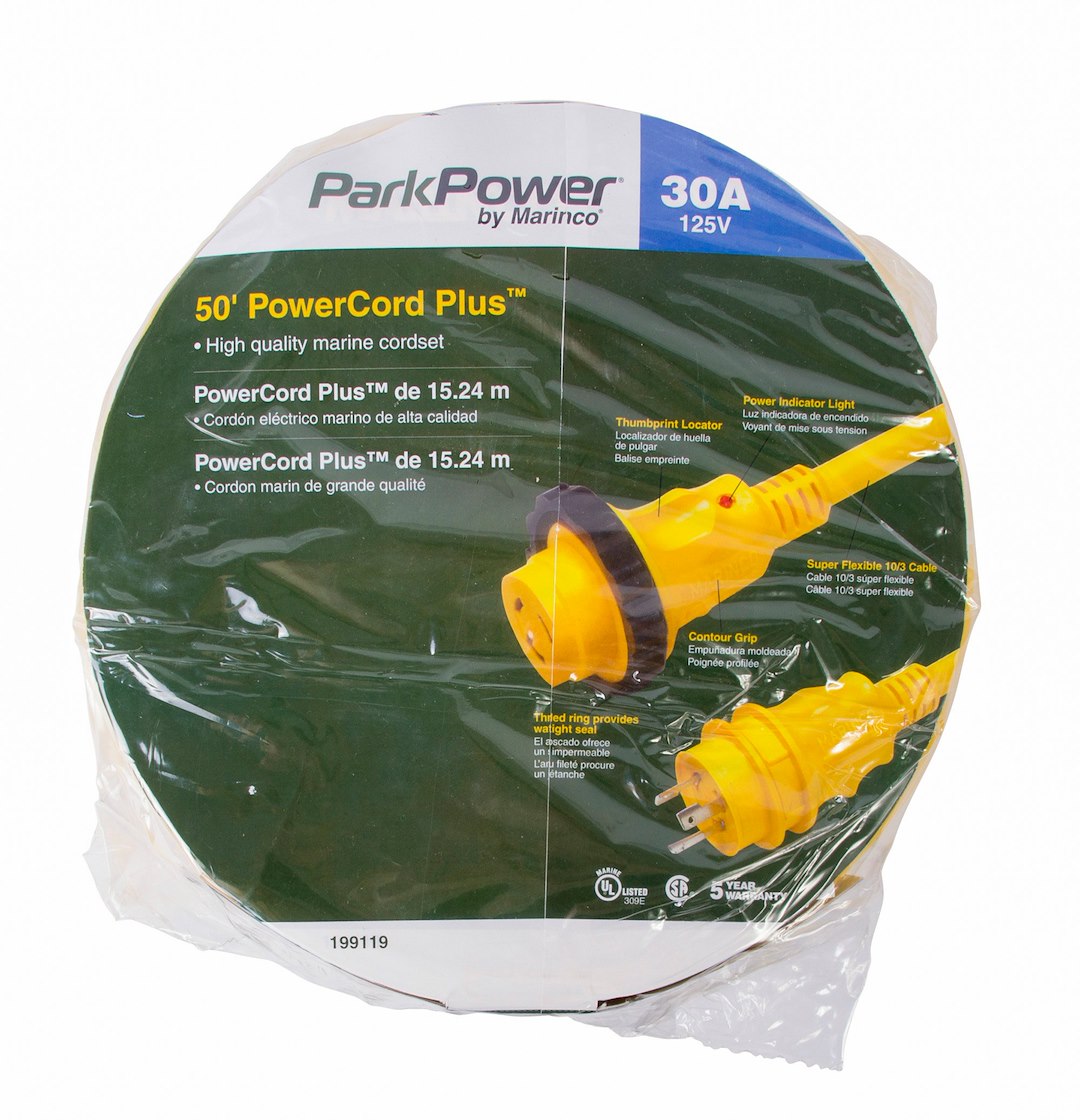 BEP Easy To Install Power Cord 199119 - 30 Amp Plus Cordset 50