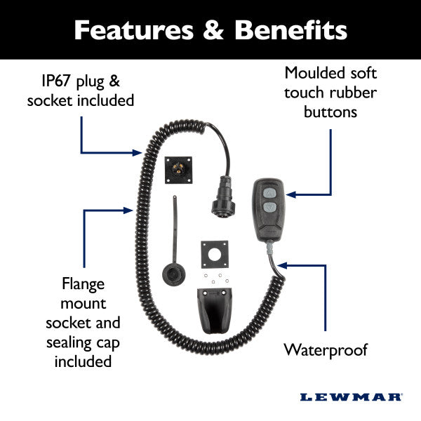 Lewmar 66940002 Windlass Remote Control