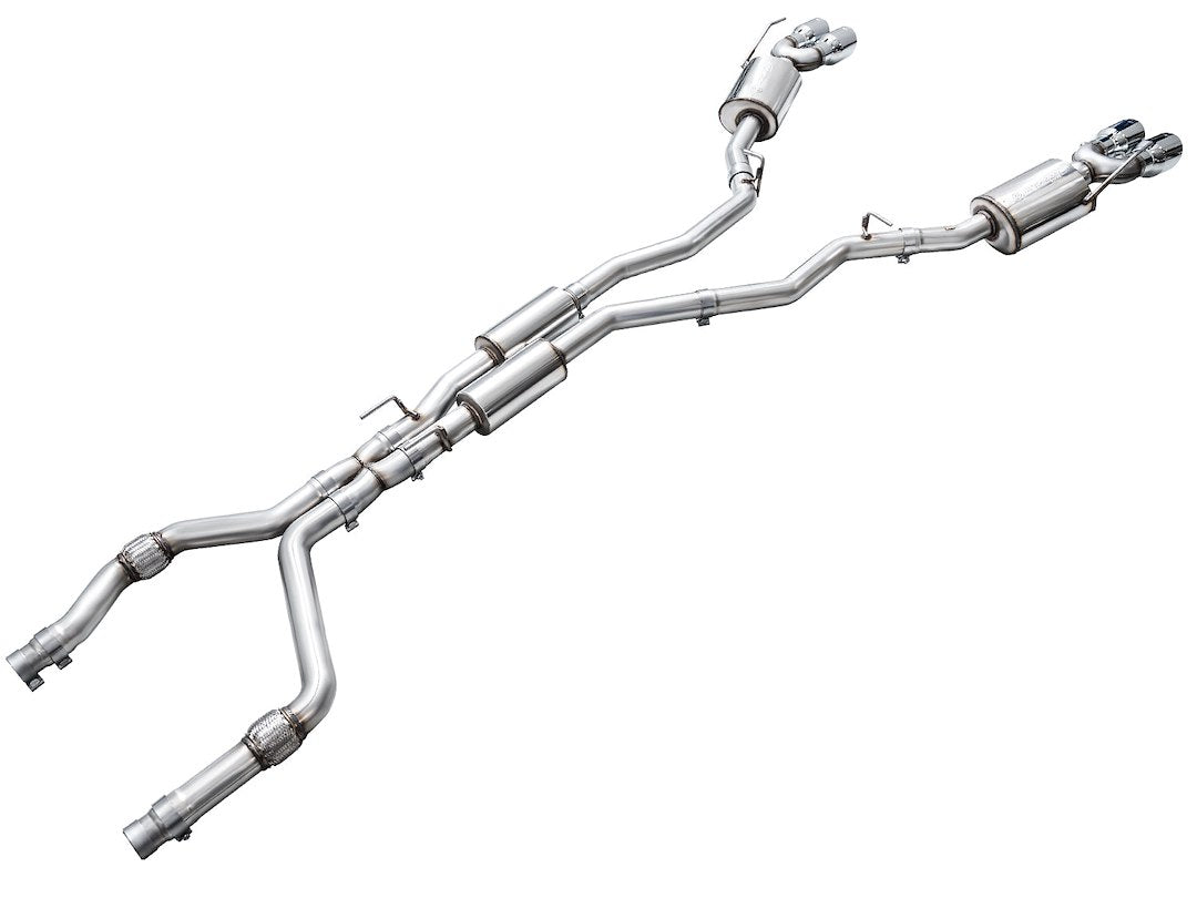 AWE No Check Engine Light: Guaranteed Exhaust System Kit 3015-42625 - Touring Edition