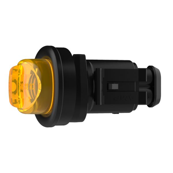 Grote Perlux Hermetic Lens-To-Housing Seal Clearance Light 45303 - Clear Yellow MKR Lamp