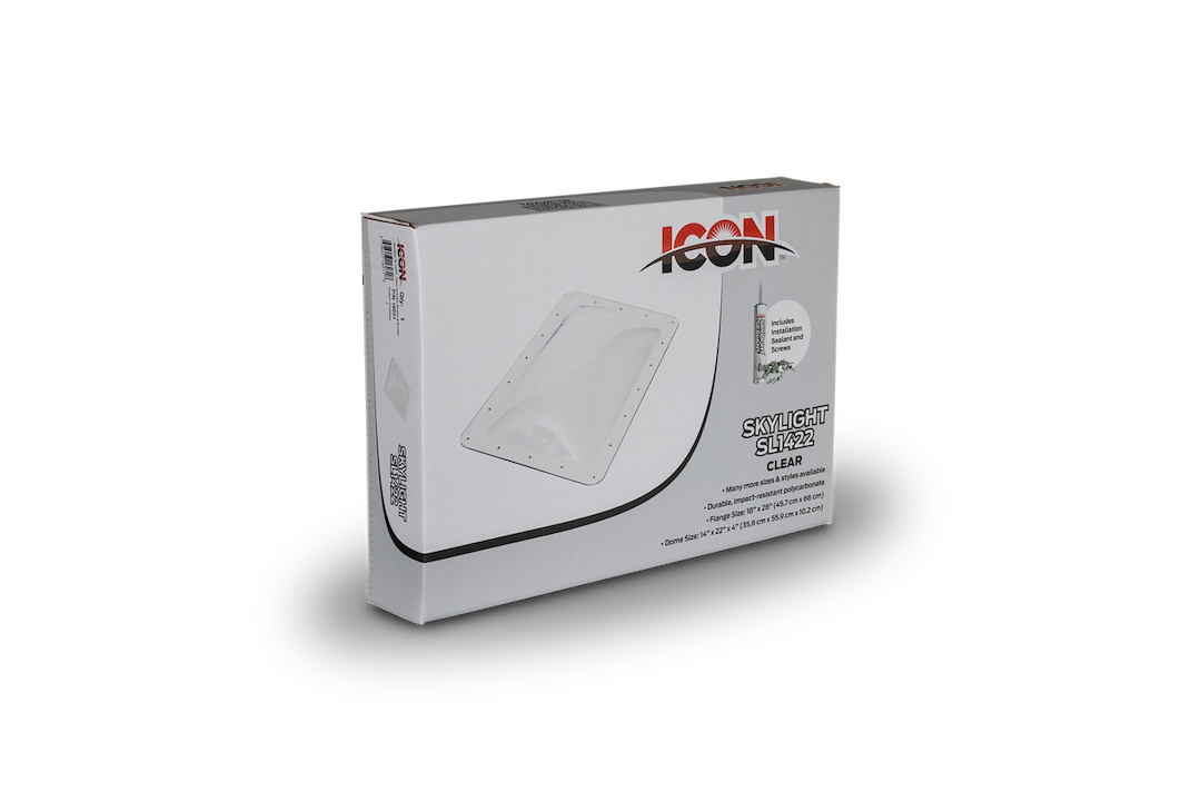 Icon Install With Icon Skylight Sealant 16031 - Clear SL 1422C Includes