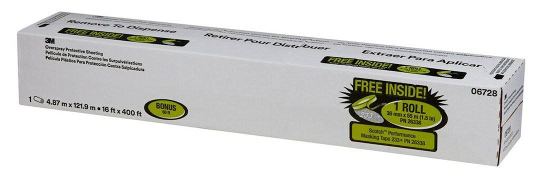3M Protects Vehicles From Overspray Paint Spray Protection Cover 06728 - Part