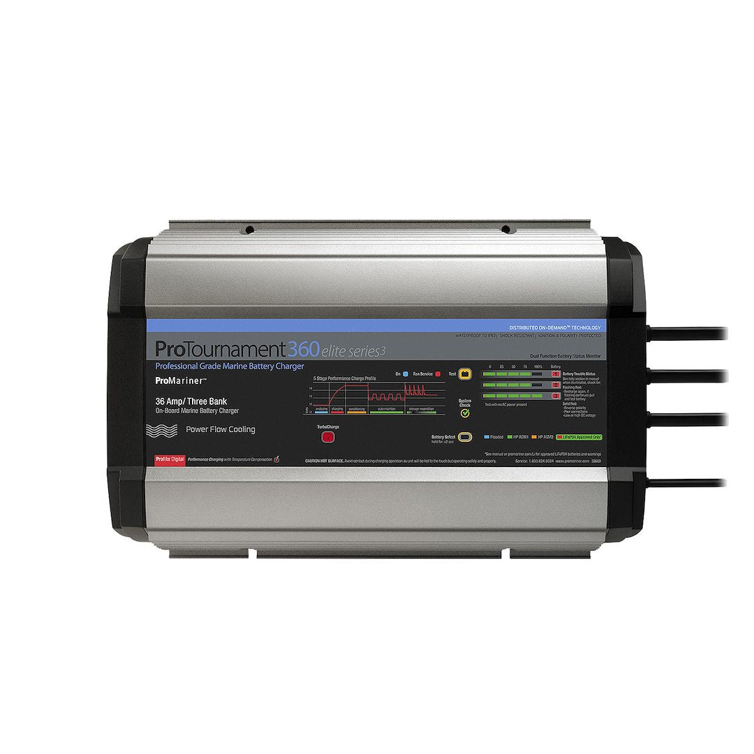 PRO Mariner Easy Installation Battery Charger 53363 - Protournament Elite Gen 360 Tripl