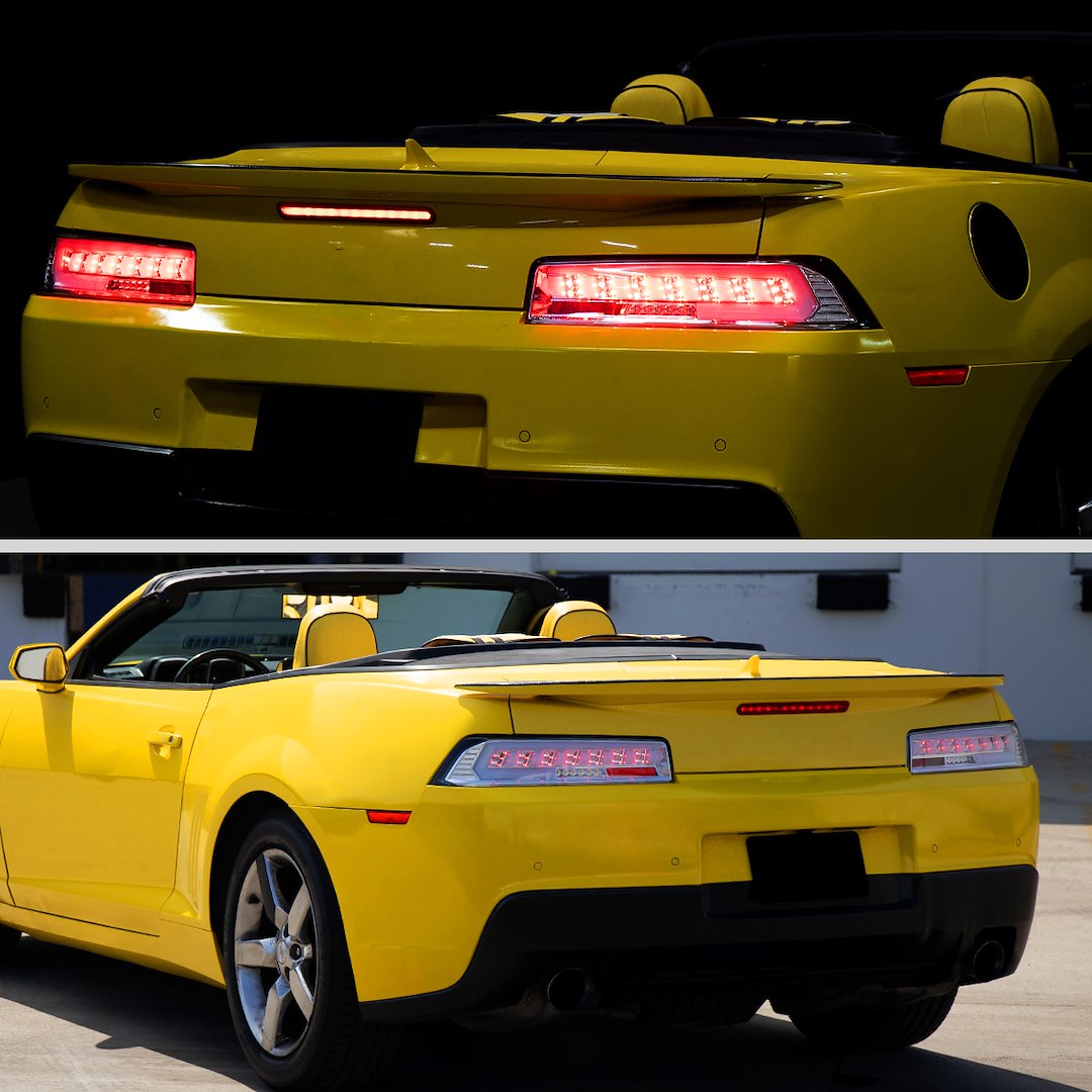 Spec-D Tunin All LED Bulbs Are Provided Tail Light Assembly LT-CMR14Cled-SQ-TM - Chevrolet Camaro Full Ligh