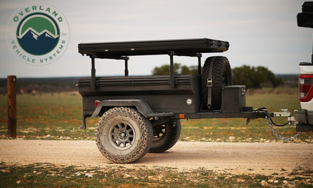 Overland VCL Spare Tire Mount Provided Utility Trailer 70100010 - Off Road Style Full