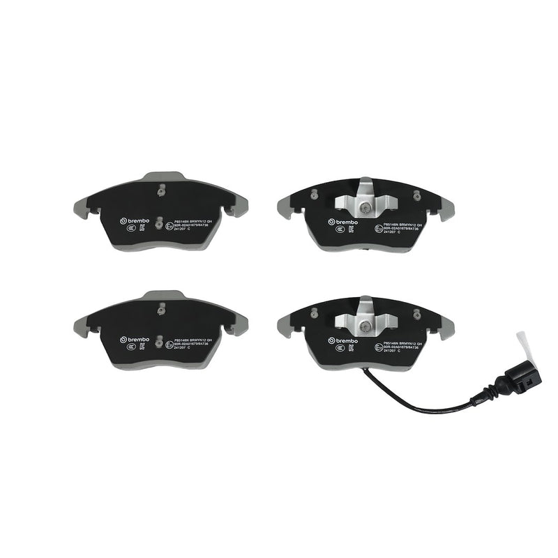 Brembo Premium Low-Met OE Equivalent Pad Brake Pad P50130N - Disc Set