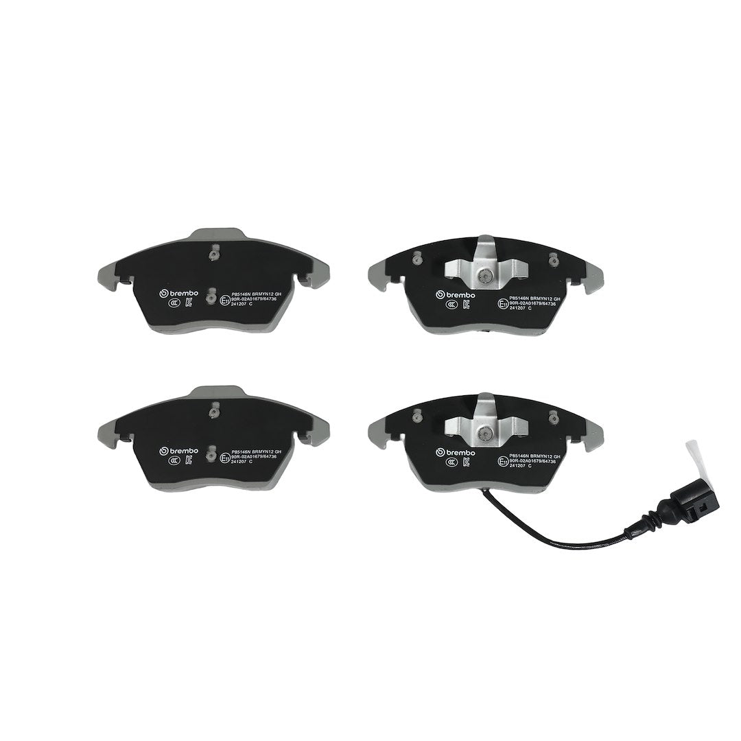 Brembo Premium Low-Met OE Equivalent Pad Brake Pad P50130N - Disc Set