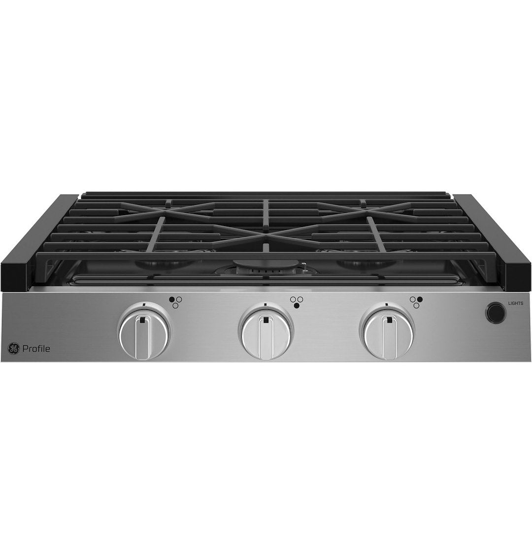 GE Appliance Edge To Edge Grates Stove PLU621RTSS - Profile 21 Rangetop Stainless