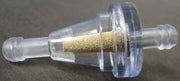 Helix Racing 118-9002 Small, cone-shaped fuel filter - Clear Copper Small 6MM