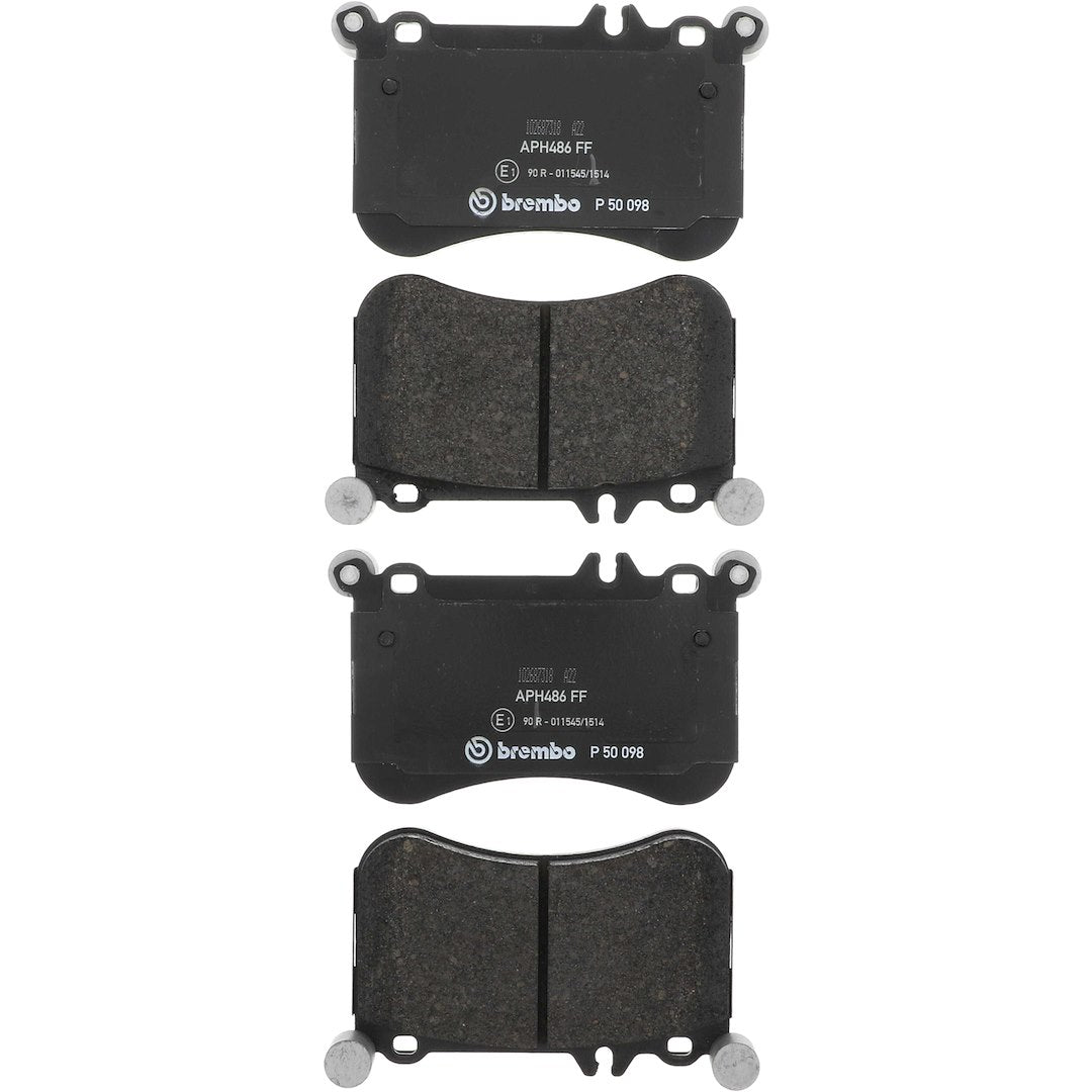 Brembo Premium Low-Met OE Equivalent Pad Brake Pad P50098 - Disc Set