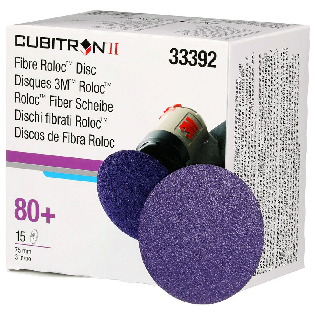 3M Time-Saving Quick Change Attachment Grinding Disc 33392 - Cubitron Roloc