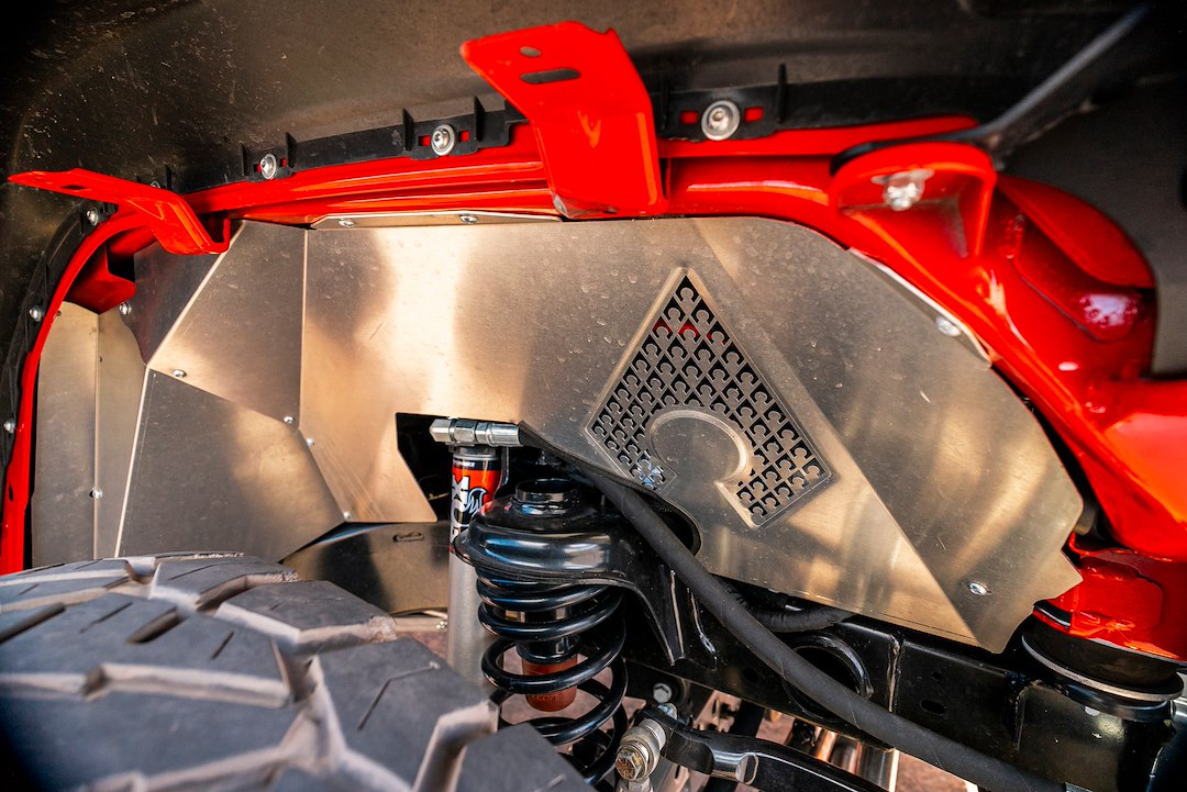 Artec Indust Compatible With Trimmed OEM Fenders Inner Fender JL5113 - Industries JL JT Front