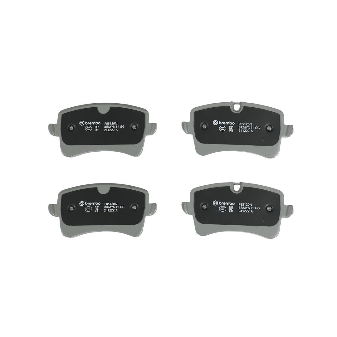 Brembo Premium Low-Met OE Equivalent Pad Brake Pad P85120N - Disc Set