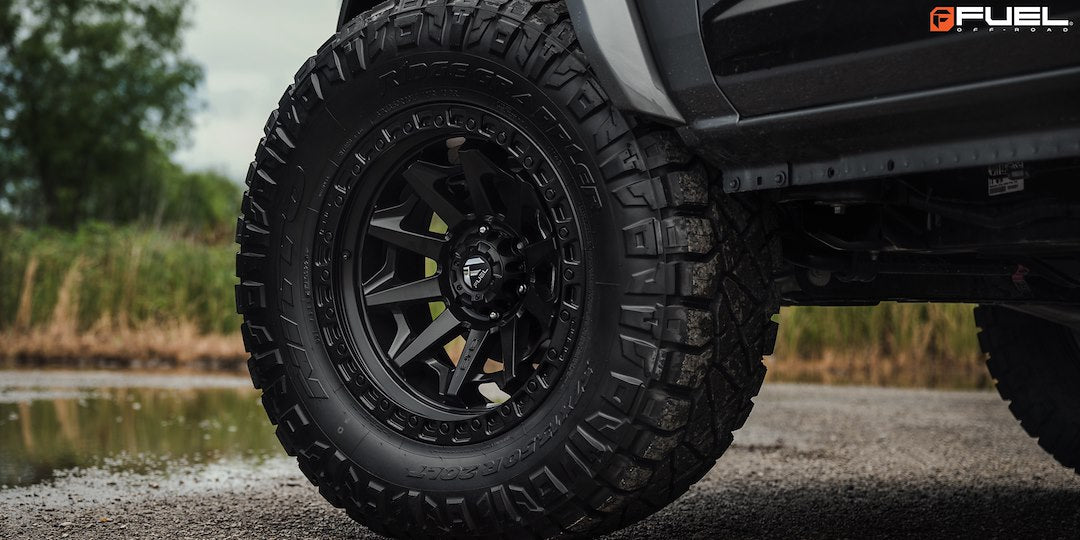 Fuel Offroad With Fuel Logo Center Cap Wheel D69420908450 - Black D694 20X9 6X5.5 MT-Black 01MM