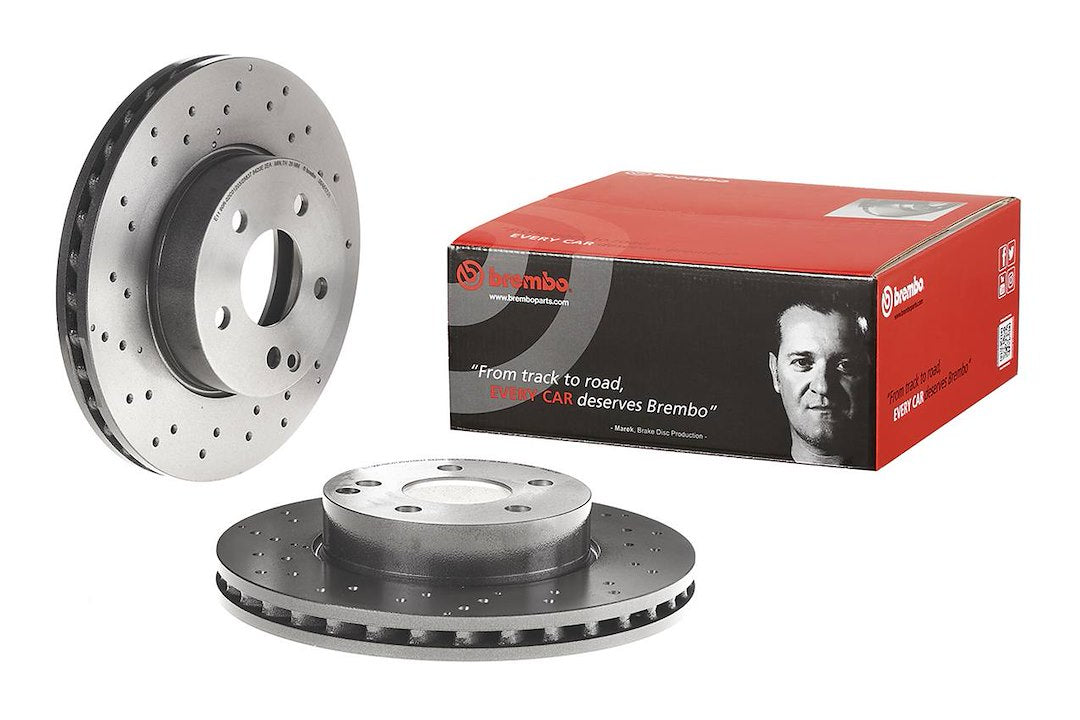 Brembo Components Not Hazardous To Health Brake Rotor 09A61351C02 - Disc