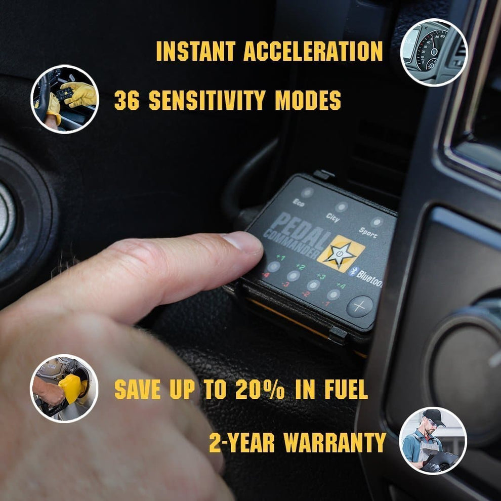 Pedal Comman Saves You From Throttle Lag Throttle Sensitivity Booster PC81 - Commander PC81 Bluetooth