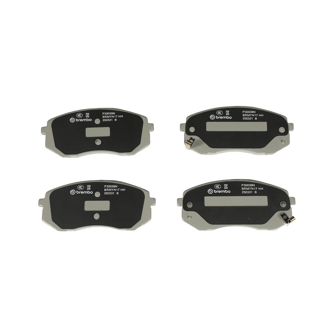 Brembo Premium Low-Met OE Equivalent Pad Brake Pad P30039N - Disc Set