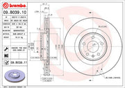 Brembo Components Not Hazardous To Health Brake Rotor 09B03911C02 - Disc