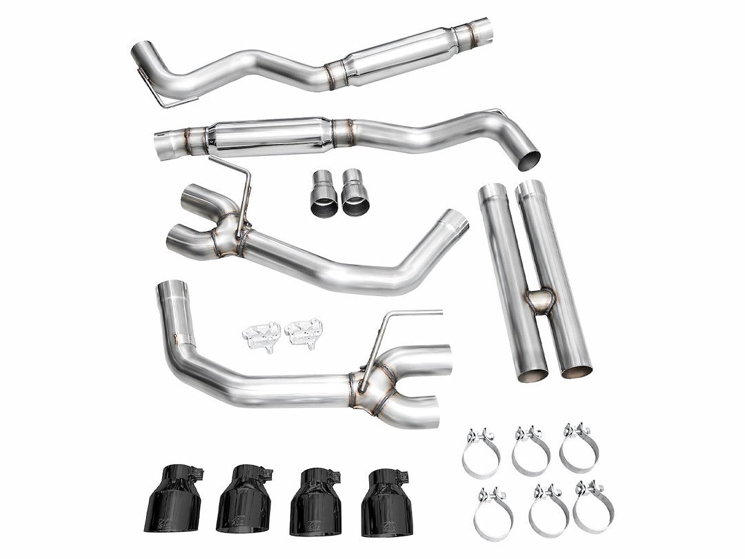AWE No Check Engine Light Guaranteed Exhaust System Kit 3020-43650 - Track Edition S650